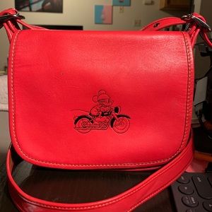 Coach Mickey mouse crossbody